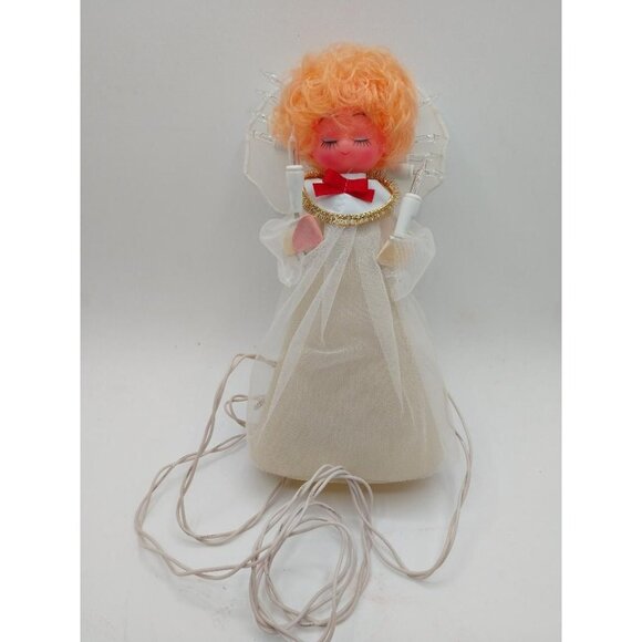 Vintage 10 Light Noma Angel Tree Topper With Box - Picture 6 of 7